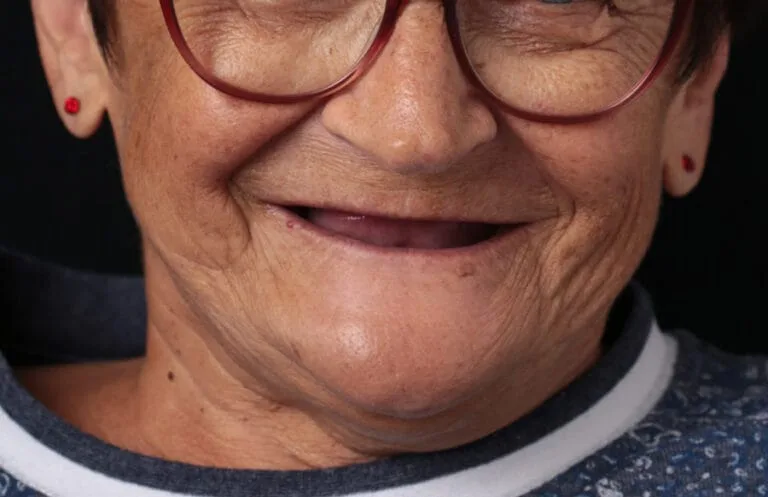 Before — All-on-4 fixed teeth